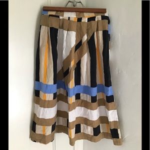 Pull on skirt elastic waist olive brand from England